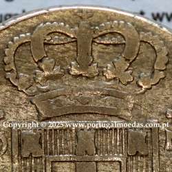 Portugal, silver coin of Cruzado Novo 1807 D. João Prince Regent, low crown, diadem 2 points, (VF), World Coins KM 331