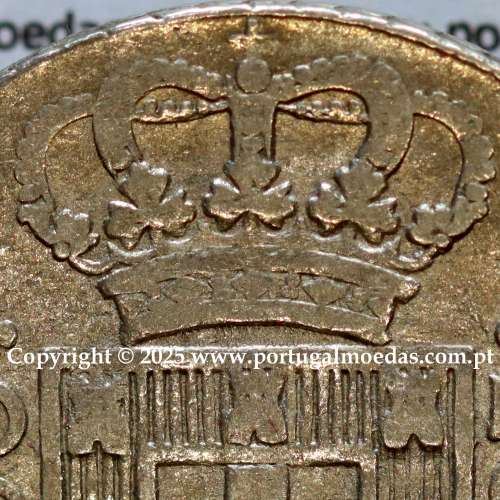 Cruzado Novo prata 1807 D. João P. Regente, coroa baixa 10mm, aro 9mm, diadema losango 2 pontos, letra "S" 3 mm, (MBC)