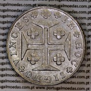 Portugal, silver coin Cruzado Novo 1812 D. João Prince Regent, low crown of 39 pearls, 4-point diamond diadem, World Coins KM331