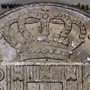Portugal, silver coin of Cruzado Novo silver 1812 D. João Prince Regent, diadem 4-points diamond, World Coins Portugal KM 331