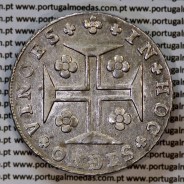 Cruzado Novo prata 1812 D. João Príncipe Regente, 480 Reis prata 1812, coroa média 33 pérolas, var. 1, diadema losango 1 ponto