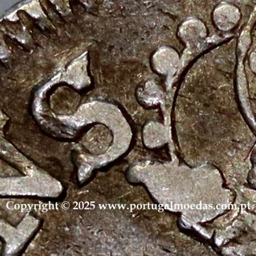 Portugal, silver coin of Cruzado Novo 1812 D. João Prince Regent, diamond diadem 1 point, medium crown 31 pearls var.2
