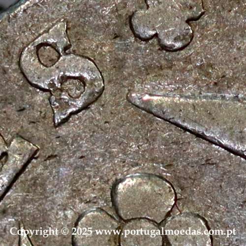 Portugal, silver coin of Cruzado Novo 1812 D. João Prince Regent, diamond diadem 1 point, medium crown 31 pearls var.2