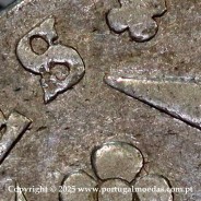 Portugal, silver coin of Cruzado Novo 1812 D. João Prince Regent, diamond diadem 1 point, medium crown 31 pearls var.2