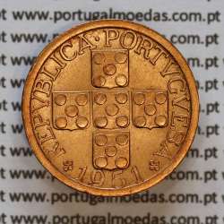 XX centavos 1951 Bronze Republica Portuguesa, 20 centavos 1951 bronze, (Bela), World Coins Portugal KM 584