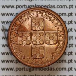 XX centavos 1951 Bronze Republica Portuguesa, 20 centavos 1951 bronze, (Bela-), World Coins Portugal KM 584