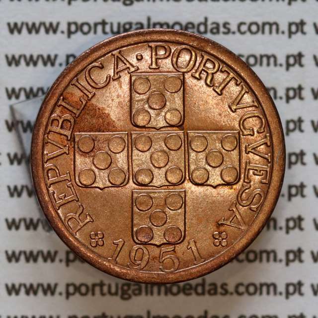 XX centavos 1951 Bronze Republica Portuguesa, 20 centavos 1951 bronze, (Bela-), World Coins Portugal KM 584