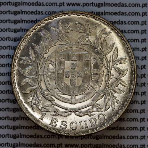 1 Escudo 1916 prata, 1$00 escudo prata 1916 da Republica Portuguesa, (Bela), World Coins Portugal KM 564