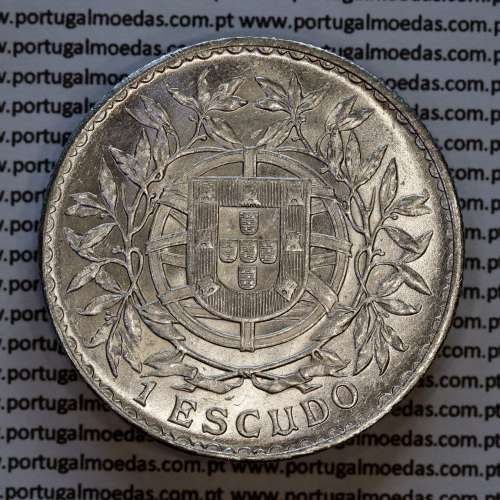 1 Escudo 1916 prata, 1$00 escudo prata 1916 da Republica Portuguesa, (MBC+/Bela-), World Coins Portugal KM 564