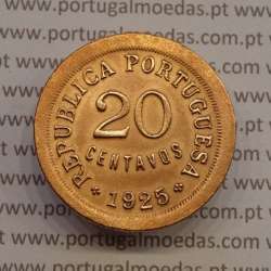 MOEDA DE VINTE CENTAVOS (20 CENTAVOS) BRONZE 1925 BELA