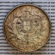 1 Escudo 5 Outubro 1910 em prata, 1 escudo 1914 prata da comemoração da Implantação da República, World Coins Portugal KM 560