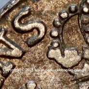 Portugal, silver coin of Cruzado Novo 1812 D. João Prince Regent, diamond diadem 1 point, medium crown 33 pearls variant 3