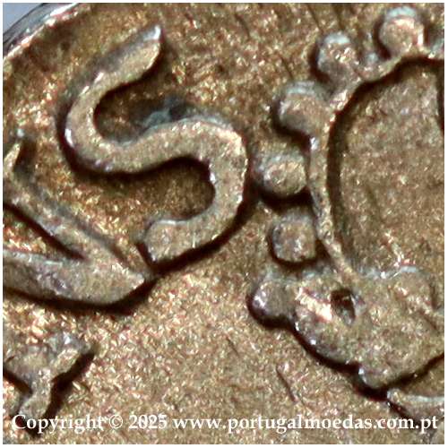 Portugal, silver coin of Cruzado Novo 1812 D. João Prince Regent, diamond diadem 1 point, medium crown 33 pearls variant 2