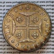 Portugal, silver coin of Cruzado Novo 1799 D. João Prince Regent, diamond diadem 1 point, medium crown variant of 30 pearls