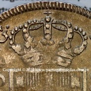 Portugal, silver coin of Cruzado Novo 1799 D. João Prince Regent, diamond diadem 1 point, medium crown variant of 30 pearls