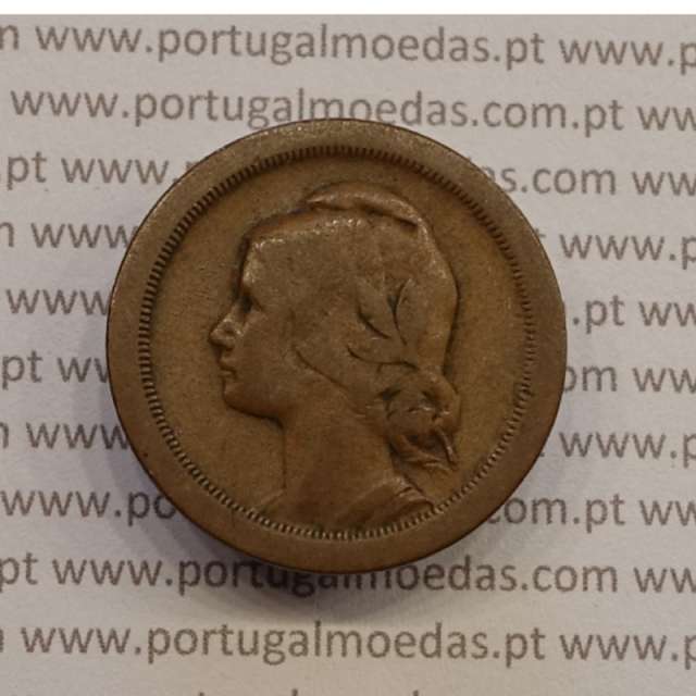 MOEDA DE VINTE CENTAVOS (20 CENTAVOS) BRONZE 1925 BC+