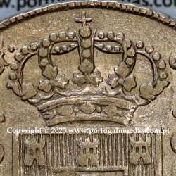 Portugal, silver coin of Cruzado Novo 1800 D. João Prince Regent, diamond diadem 1 point, medium crown of 30 pearls (var.01)