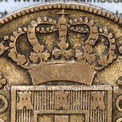 Cruzado Novo prata 1800 D. João Príncipe Regente, 480 Reis prata 1800, coroa baixa 41 pérolas (var.1), diadema losango 2 pontos