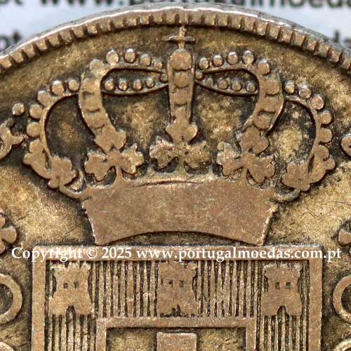 Cruzado Novo prata 1800 D. João Príncipe Regente, 480 Reis prata 1800, coroa baixa 41 pérolas (var.1), diadema losango 2 pontos