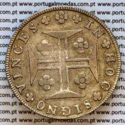 Portugal, silver coin of Cruzado Novo 1800 D. João Prince Regent, diamond diadem 1 point, medium crown of 31 pearls (var.01)
