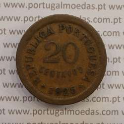 MOEDA DE VINTE CENTAVOS (20 CENTAVOS) BRONZE 1925 BC