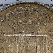 Portugal, silver coin Cruzado Novo 1802 D. João Prince Regent, low crown of 45 pearls (var.1), 2-point diamond diadem