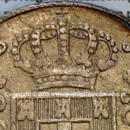 Portugal, silver coin Cruzado Novo 1802 D. João Prince Regent, medium crown of 34 pearls (var.1), 1-point diamond diadem