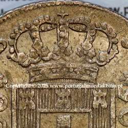 Portugal, silver coin Cruzado Novo 1805 D. João Prince Regent, medium crown of 33 pearls, 1-point diamond diadem, (var.1)
