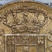 Portugal, silver coin Cruzado Novo 1805 D. João Prince Regent, medium crown of 33 pearls, 1-point diamond diadem, (var.1)