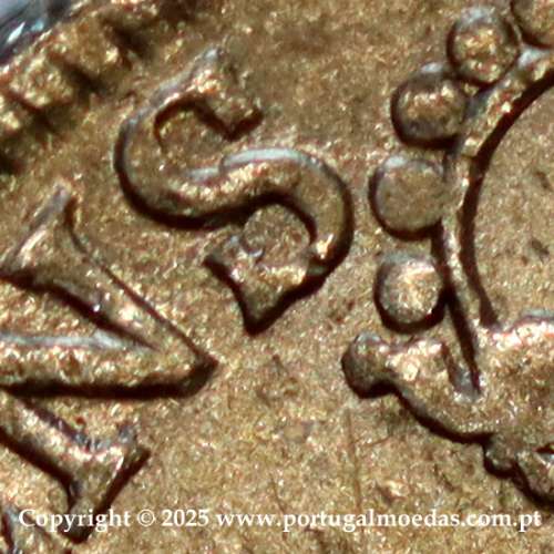 Cruzado Novo prata 1805 D. João Príncipe Regente, 480 Reis prata 1805, coroa média de 33 pérolas, diadema losango 1 ponto, Var.1