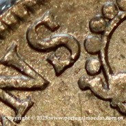 Cruzado Novo prata 1805 D. João Príncipe Regente, 480 Reis prata 1805, coroa média de 33 pérolas, diadema losango 1 ponto, Var.1