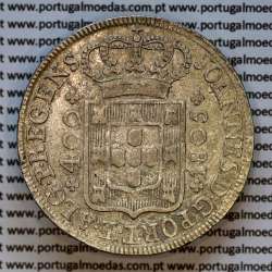 Portugal, silver coin Cruzado Novo 1805 D. João Prince Regent, low crown with 45 pearls, 2-point diamond diadem, (var.1)