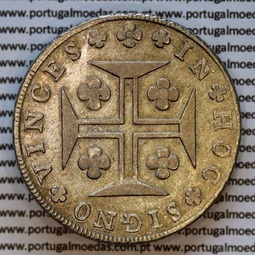 Portugal, silver coin Cruzado Novo 1805 D. João Prince Regent, low crown with 45 pearls, 2-point diamond diadem, (var.1)