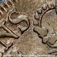 Cruzado Novo prata 1808 D. João Príncipe Regente, 480 Reis prata 1808, coroa alta com 44 pérolas, diadema losango 2 pontos