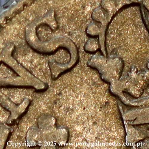 Portugal, silver coin of Cruzado Novo 1808 D. João Prince Regent,  tall and narrow crown with 44 pearls, diamond diadem 2 points