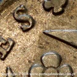 Portugal, silver coin of Cruzado Novo 1808 D. João Prince Regent,  tall and narrow crown with 44 pearls, diamond diadem 2 points