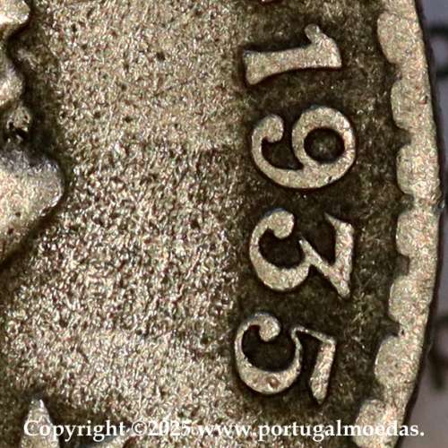 1 Escudo 1935 Alpaca, 1$00 1935 alpaca Republica Portuguesa, World Coins Portugal KM 578 B5d