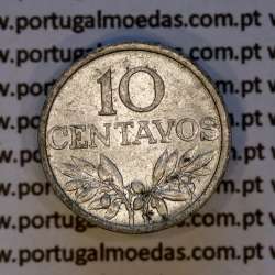 10 centavos 1971 alumínio Republica Portuguesa, (MBC), World Coins Portugal KM 594