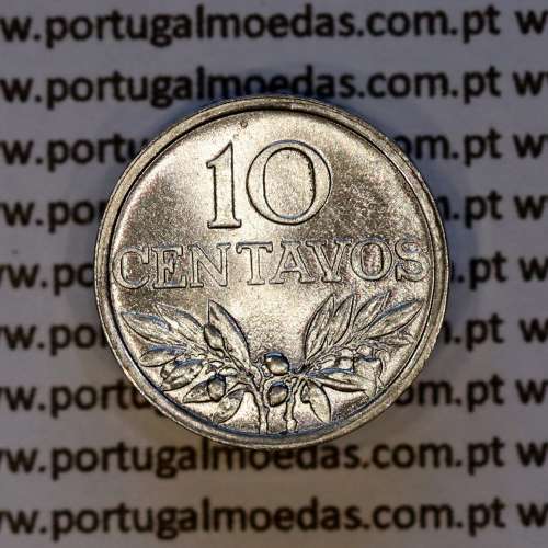 10 centavos 1972 alumínio Republica Portuguesa, (Soberba), World Coins Portugal KM 594