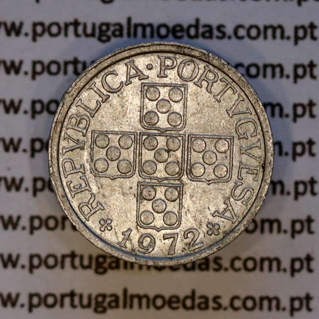 10 centavos 1972 alumínio Republica Portuguesa, (MBC), World Coins Portugal KM 594