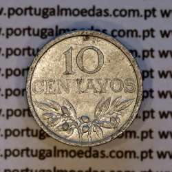 Portugal, aluminum coin of 10 centavos 1972 Portuguese Republic, (VF), World Coins Portugal KM 594
