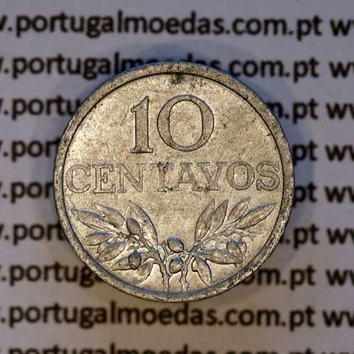 10 centavos 1972 alumínio Republica Portuguesa, (MBC), World Coins Portugal KM 594