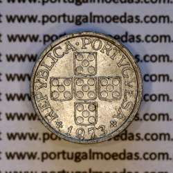 Portugal, aluminum coin of 10 centavos 1973 Portuguese Republic, (VF), World Coins Portugal KM 594