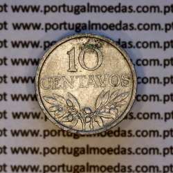 Portugal, aluminum coin of 10 centavos 1973 Portuguese Republic, (VF), World Coins Portugal KM 594