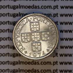 10 centavos 1974 alumínio Republica Portuguesa, (Soberba), World Coins Portugal KM 594