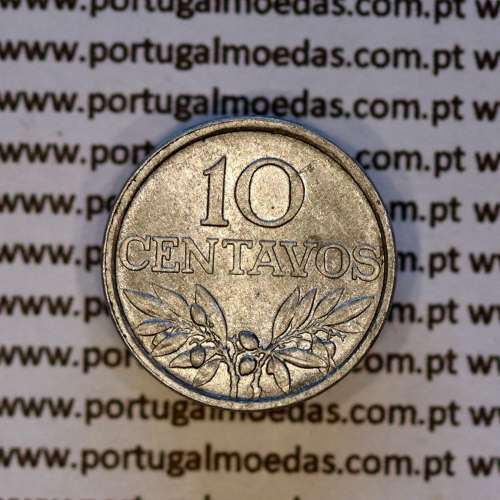 10 centavos 1974 alumínio Republica Portuguesa, (Bela), World Coins Portugal KM 594
