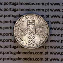 Portugal, aluminum coin of 10 centavos 1975 Portuguese Republic, (XF), World Coins Portugal KM 594