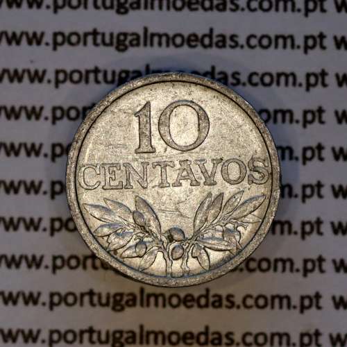 10 centavos 1975 alumínio Republica Portuguesa, (MBC), World Coins Portugal KM 594