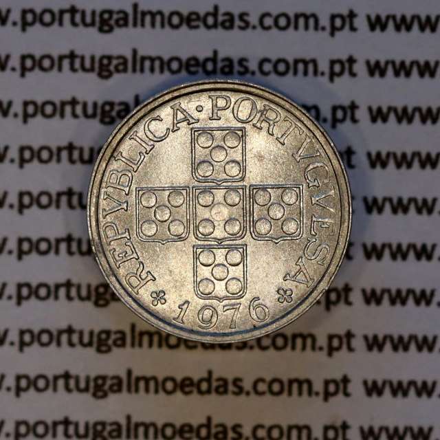 Portugal, aluminum coin of 10 centavos 1976 Portuguese Republic, (XF), World Coins Portugal KM 594