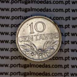 Portugal, aluminum coin of 10 centavos 1977 Portuguese Republic, (XF), World Coins Portugal KM 594
